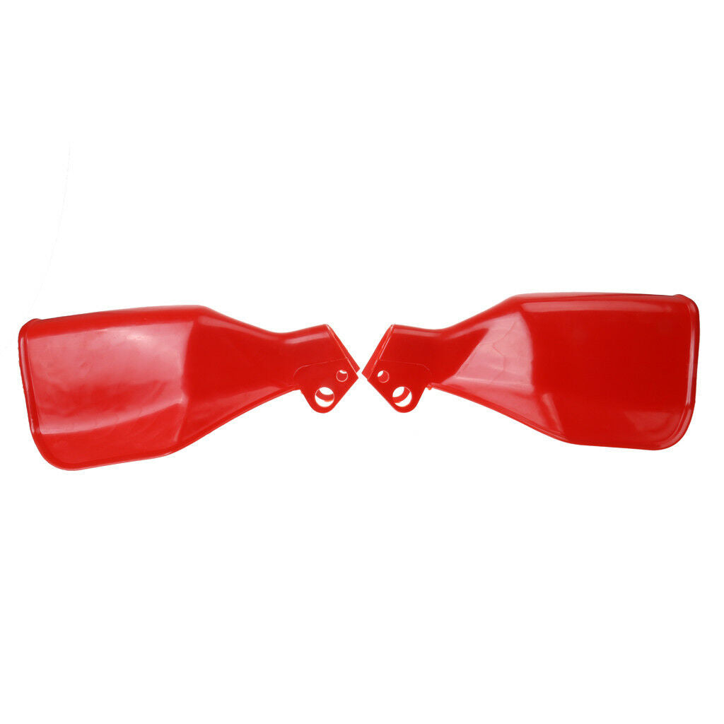 Pair Motor Handlebar Hand Brush Guards Protector Handguards for Yamaha - Red