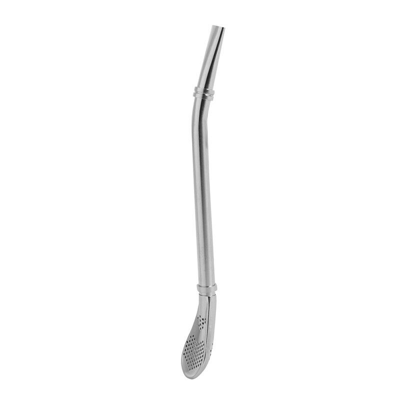 Set of 2 pcs ~ Stainless Steel Yerba Mate Tea Bombilla Gourd Drinking St FilteJ3
