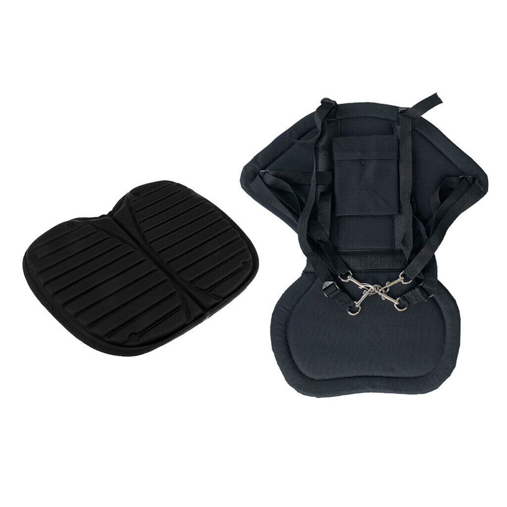 2x Deluxe Padded Canoe Seat Fishing Boat Support Detachable Cushion Pad for Kids