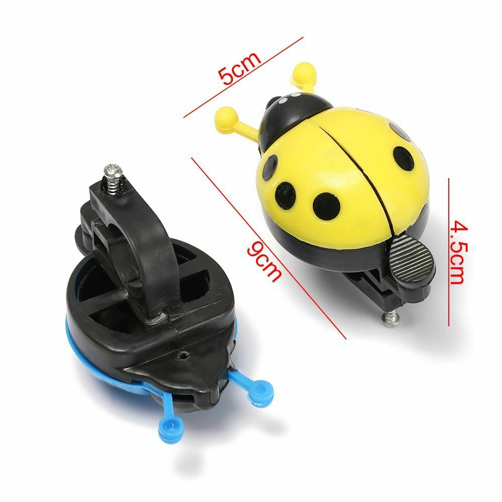 Kid Beetle Horn Bike Alarm Ring Handlebar Lovely Ladybug Bicycle Bell
