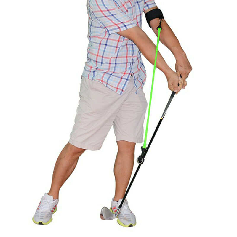 Golf Swing Trainer Latex Tube Strength Elastic Training Rope Golf EquipmentBDAU
