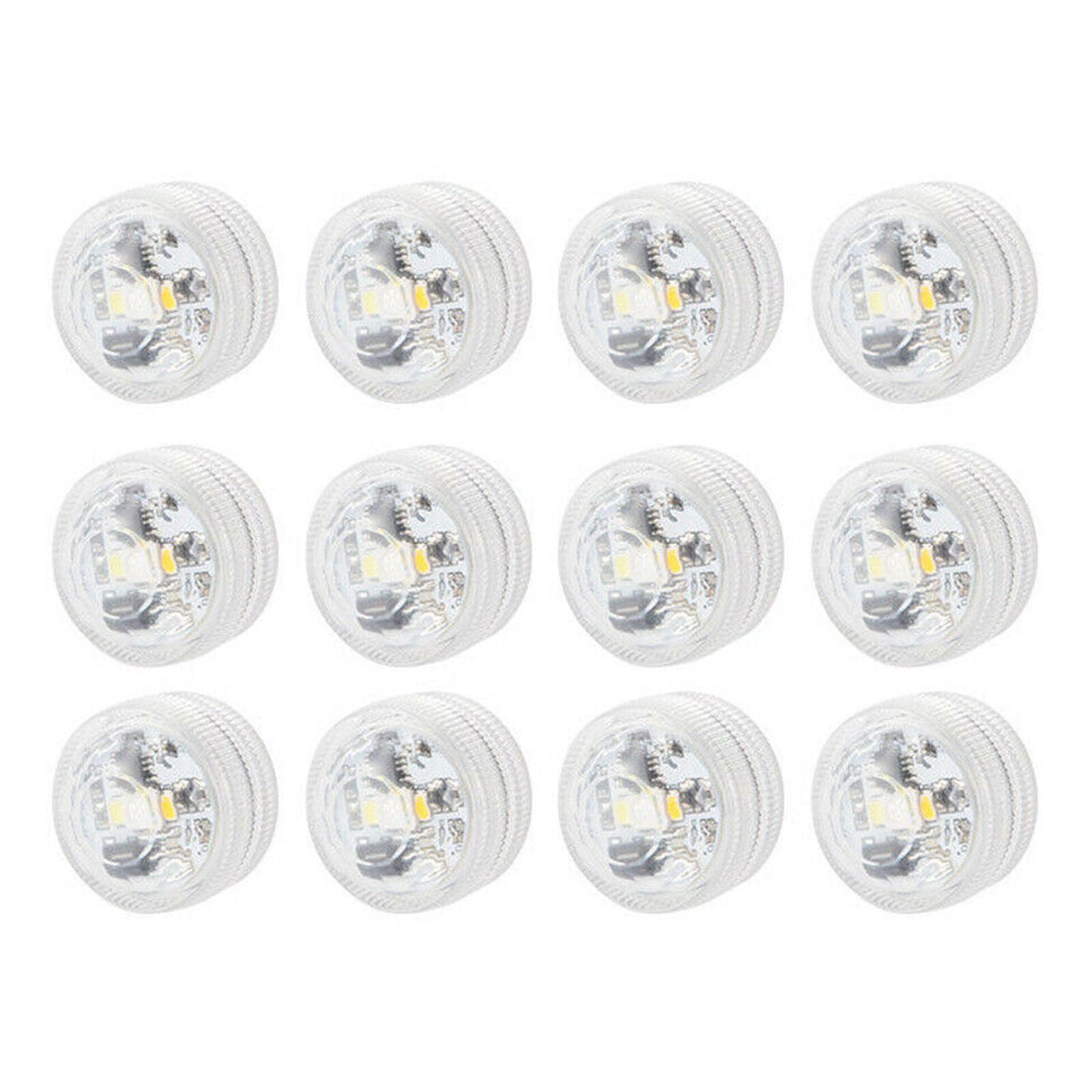 12pcs LED RGB Submersible Light Remote Control Waterproof Party Vase Decor