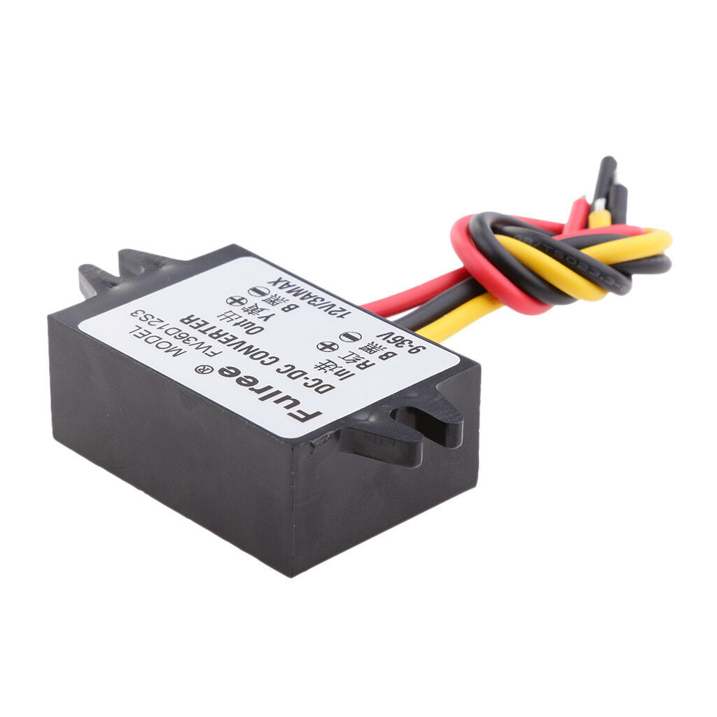 DC 12V/24V to 12V 3A Converter Module Buck Wide Voltage  Regulator