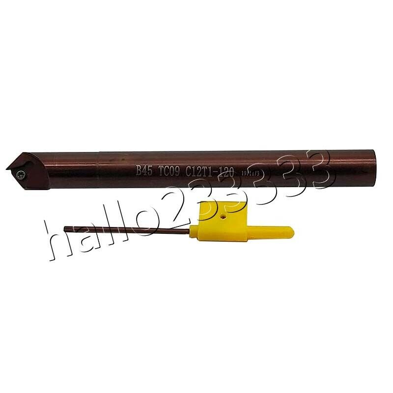 B45° TC09 C12T1-120 straight shank centering chamfering cutter for TCMT090204
