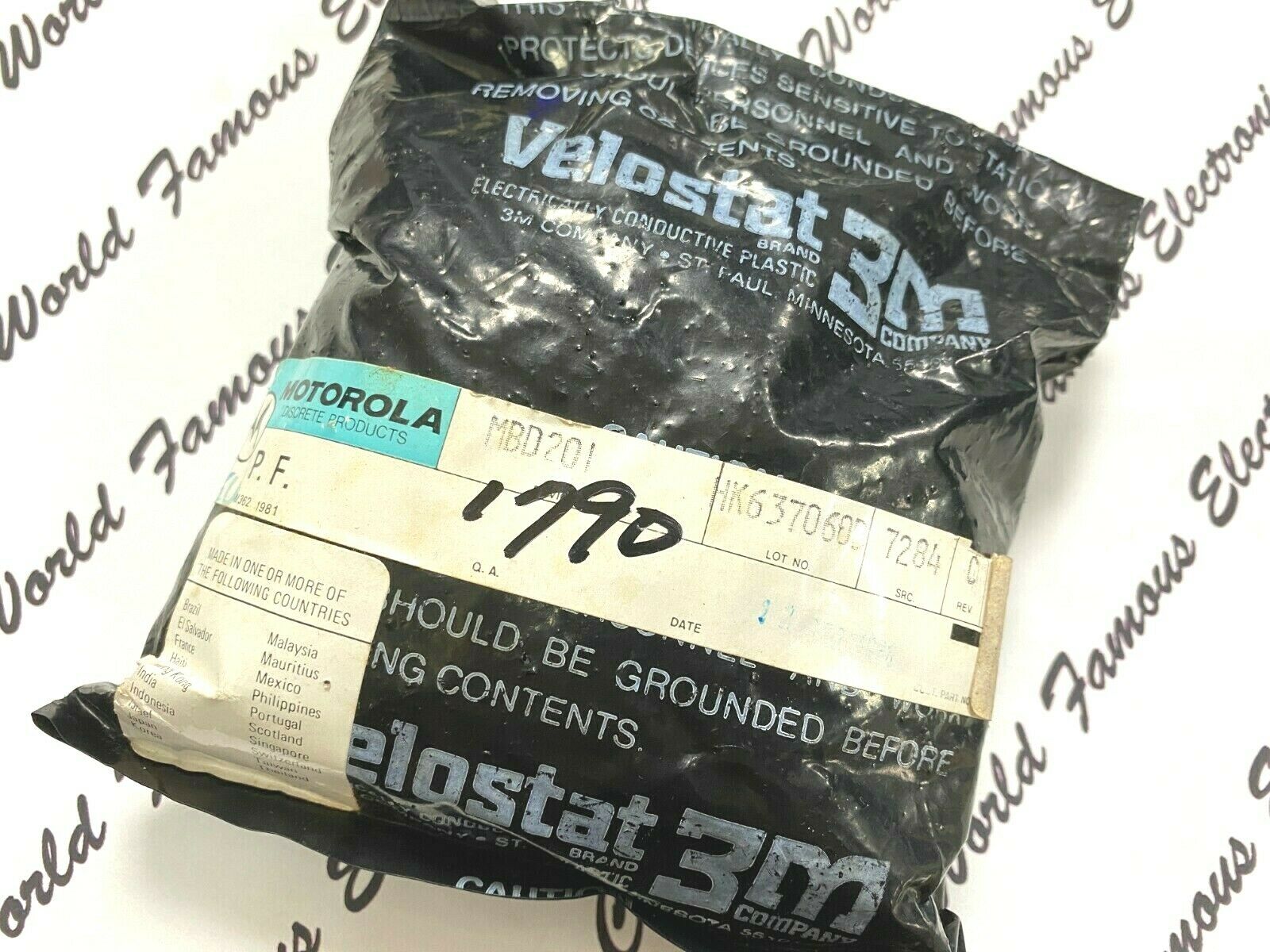 10pcs - MOTOROL MBD201  SCHOTTKY DIODE - NOS