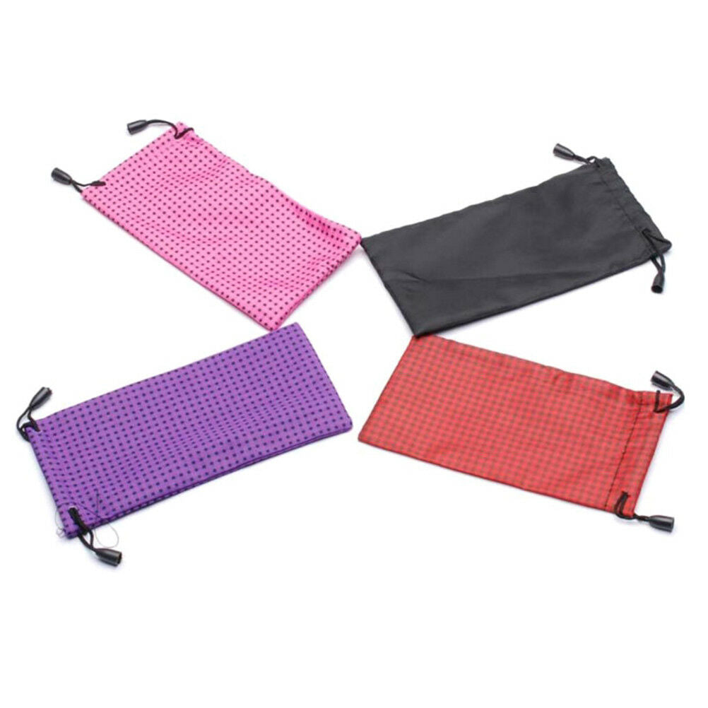 1Pc/Set Design Random Sunglasses Bag Pouch Cloth Cleaning Optical Glasses .l8