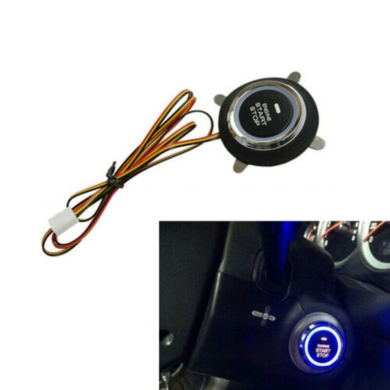 2X(Universal Car Keyless Remote Start/Stop Entry Push Button Car Part Q5O8)