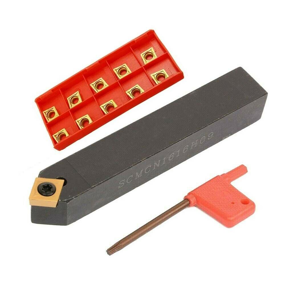 SCMCN1616H09-80 Lathe External Turning Tool Holder + CCMT09T304 BP010 CNC insert