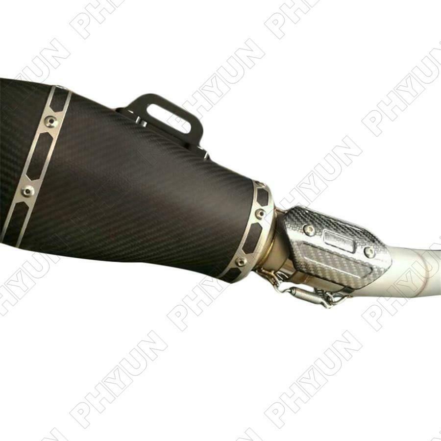 Stainless Steel Racing Motorcycle Exhaust Pipe Protector Heat Shield Cover Guard