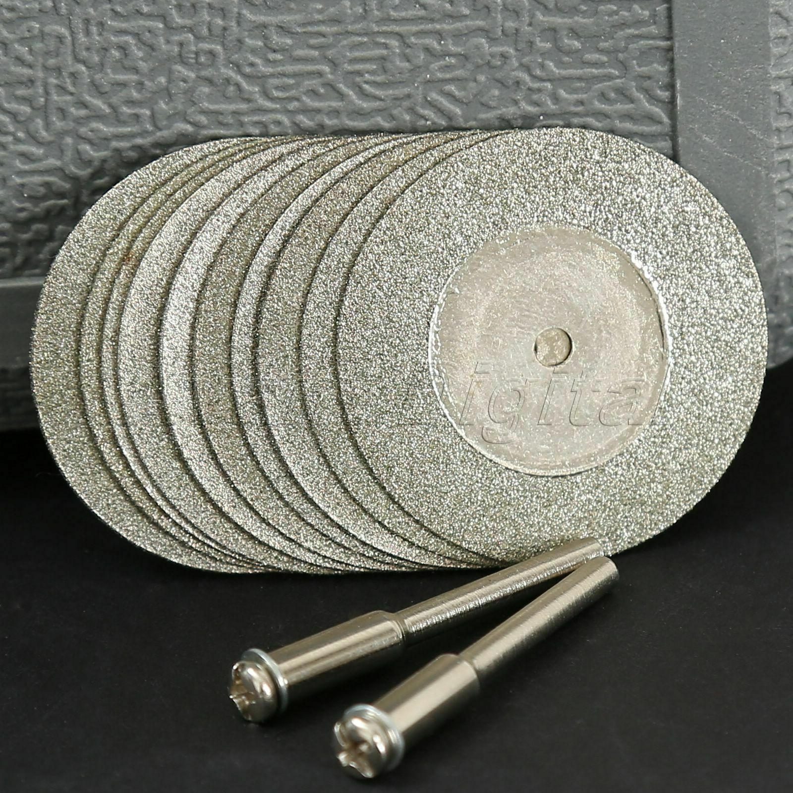 35mm Diamond Coated Cut-Off Wheels Disc Cutting Stone Jade Metal Rotary Tool 10x