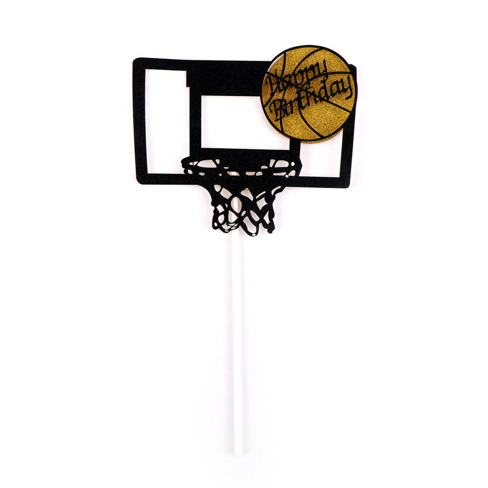 1x basketball cake cupcake topper cake flags boy birthday party deco.l8