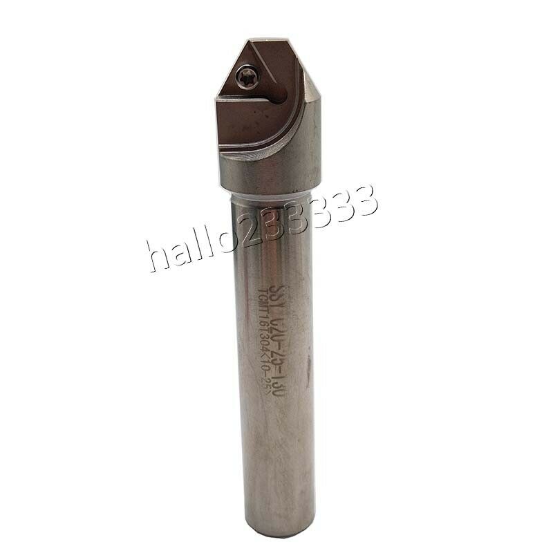 30° SSY C20-25-130 20mm Indexable Chamfer End Mill Cutter For TCMT16 Inserts