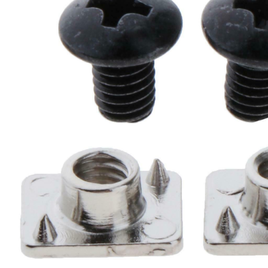 2X 2pcs Screws and Nuts for Roller Inline Skates Screws Binding Bolts Fastener