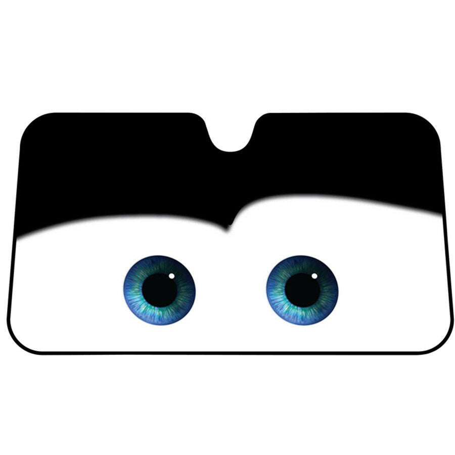 Cartoon Aluminium Foil Car Windshield Sun Visor Sunshade Big Eye Sunscreen Cover