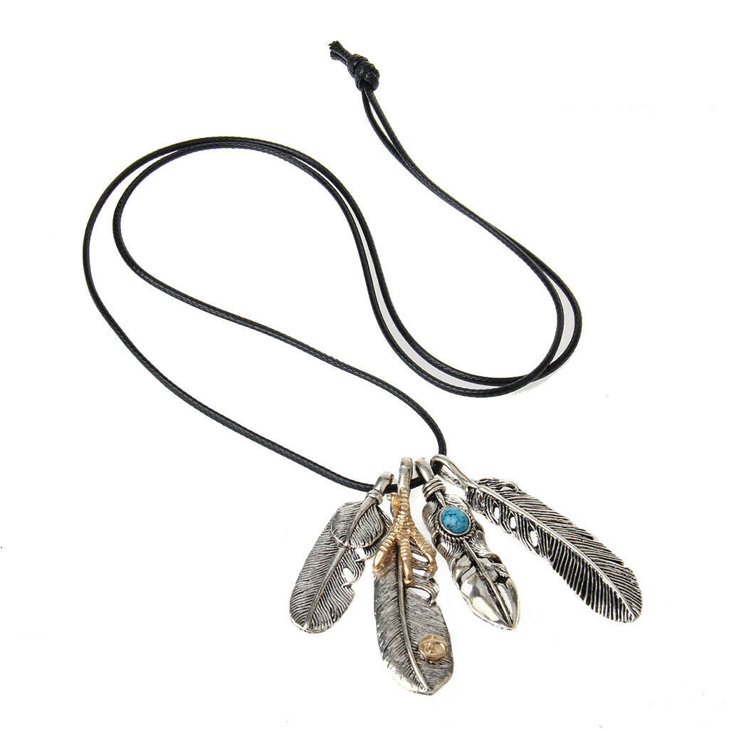 Handmade Punk Metal  Charm Eagle Claw American Style Necklace