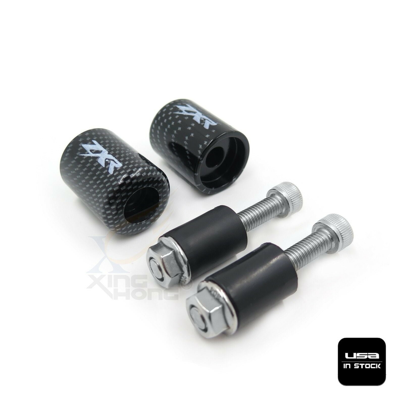 Bar Ends Rubber Sliders For Kawasaki Ninja 500R Ex500 650R Zx600 Zx6 636 Zx6Rr