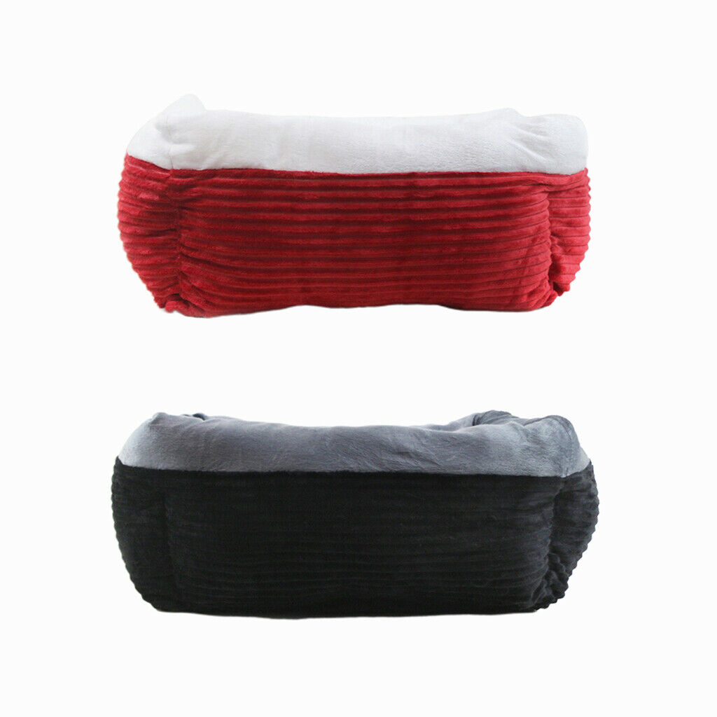 Winter Warm Dog Nest Pet Cozy Bed for Small Dogs Cat Puppy Kitten Navy Blue