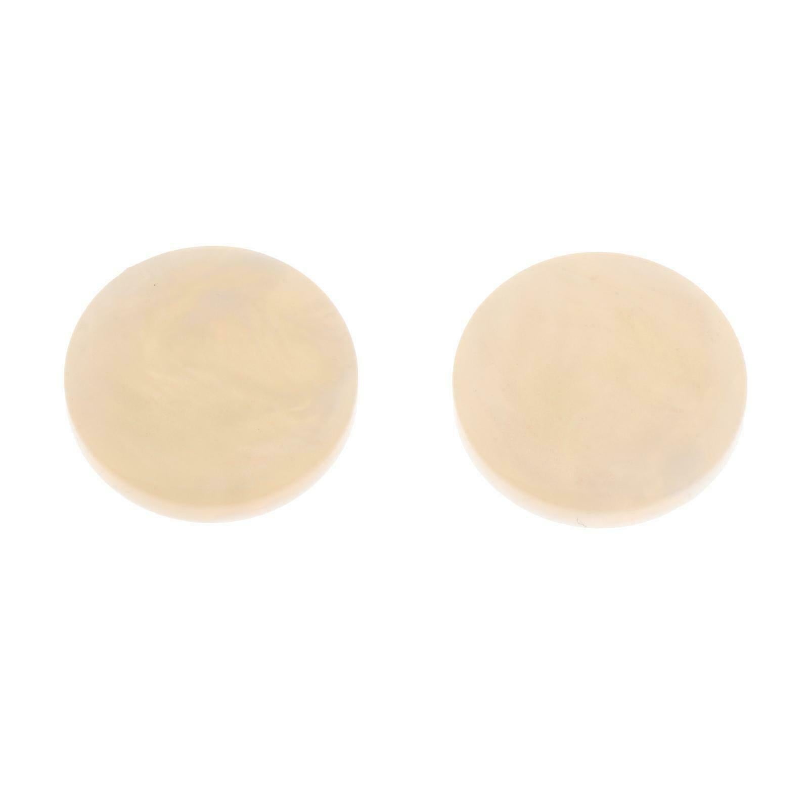 100 pack Trumpet Cornet Finger Key Buttons Inlays Set Repairing Parts Beige