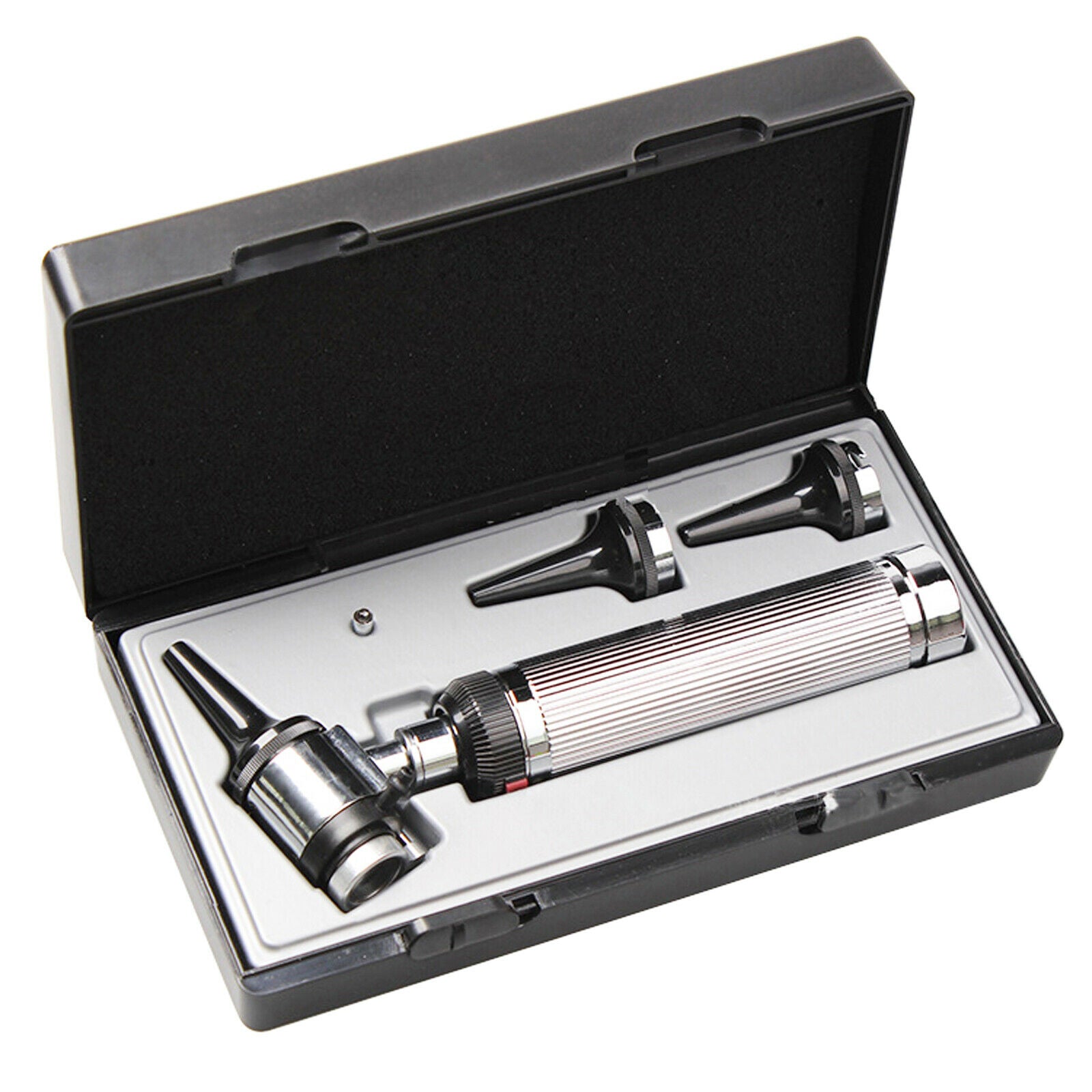 Professional Veterinary Diagnostic Otoscope Set Kit Vet Instrument Free Led Bulb