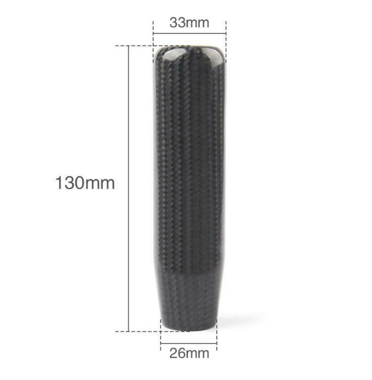 Universal Aluminum Carbon Fiber Manual Gear Stick Shift Knob Shifter 13cm