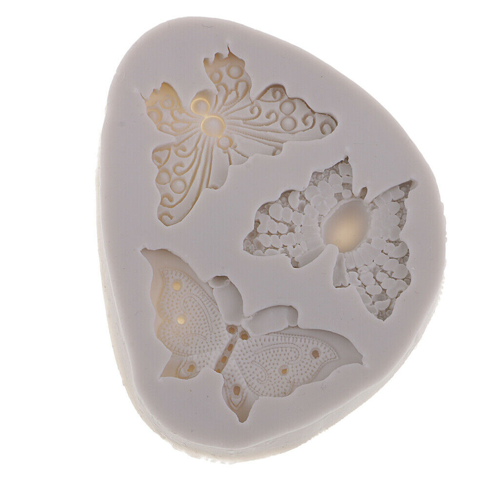 Butterfly Shape Silicone Molds Fondant Cake Decorating Tools Candy Clay Mold