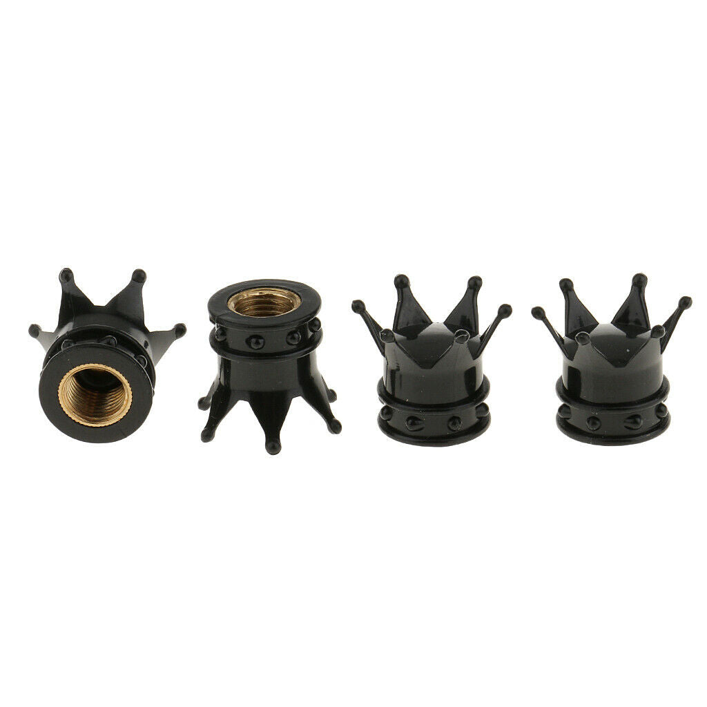 Universal Grown Tire Valve Dust Caps for Car, Bike and Motorcycle - Pack of 8,