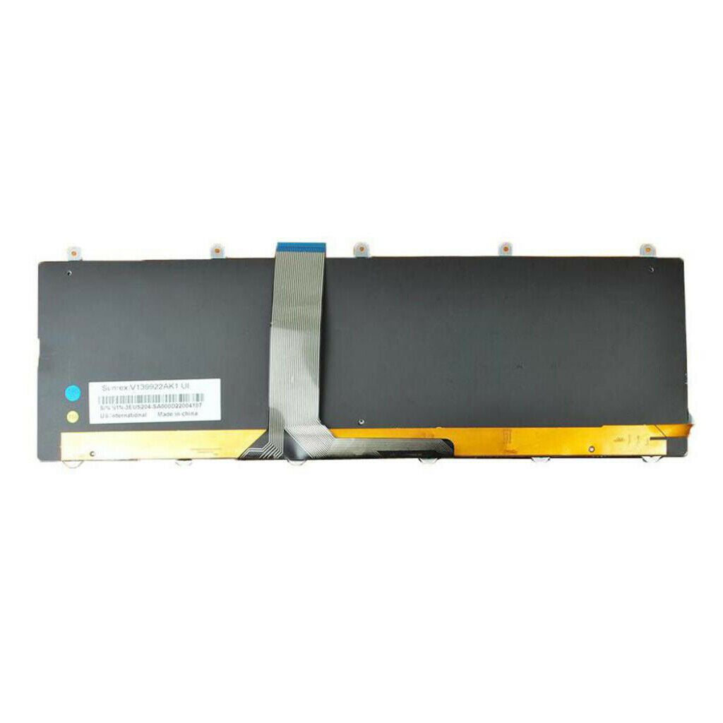Laptop Keyboard Standard UK with Full RGB Backlit for MSI GT60 GT70 Black