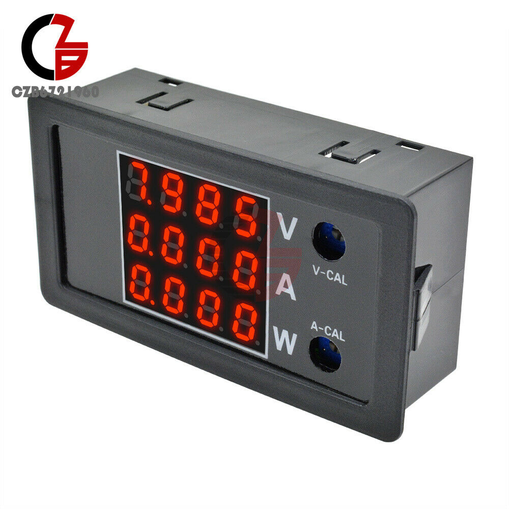 0.28" LED Four-digit 100V 10A 1000W Voltage Current Power Meter High Precision