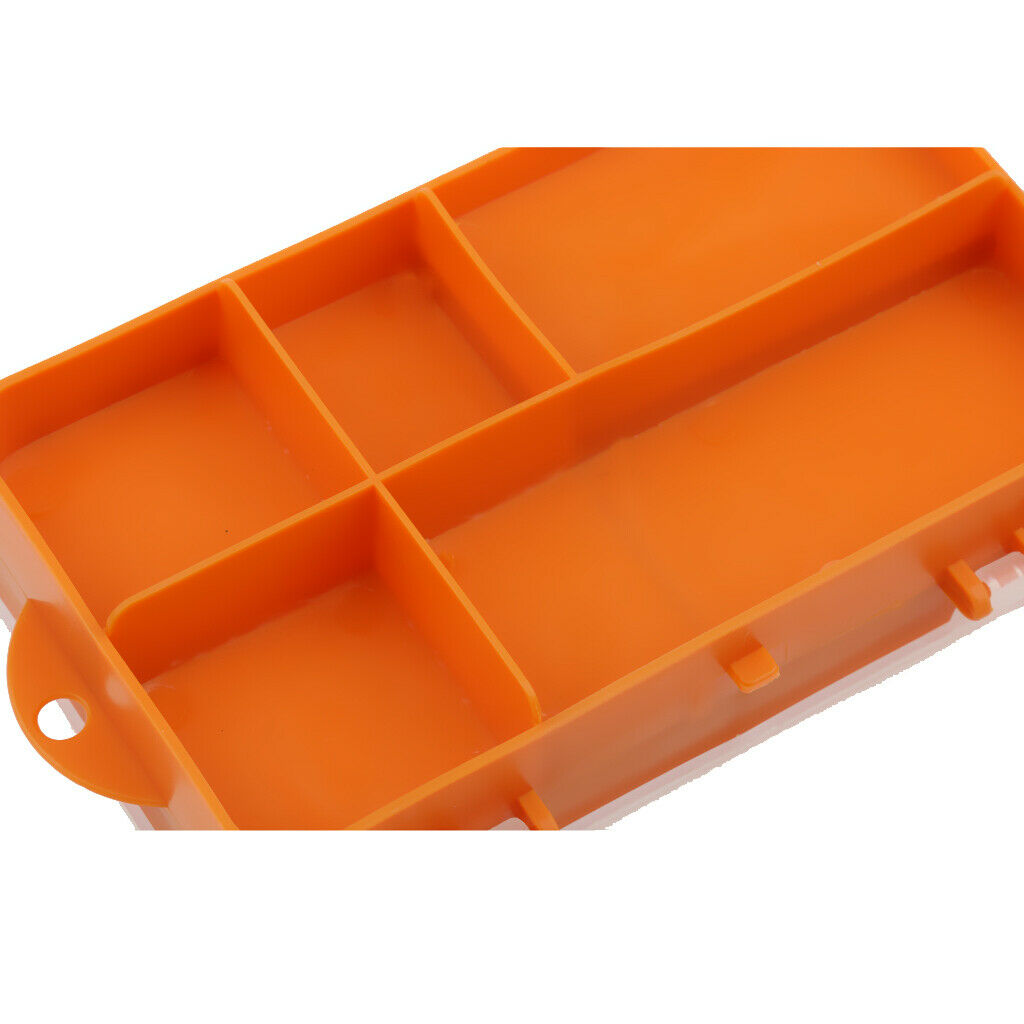 Double Side Waterproof Fishing Tackle Box Fish Lure Hook Storage Case Holder