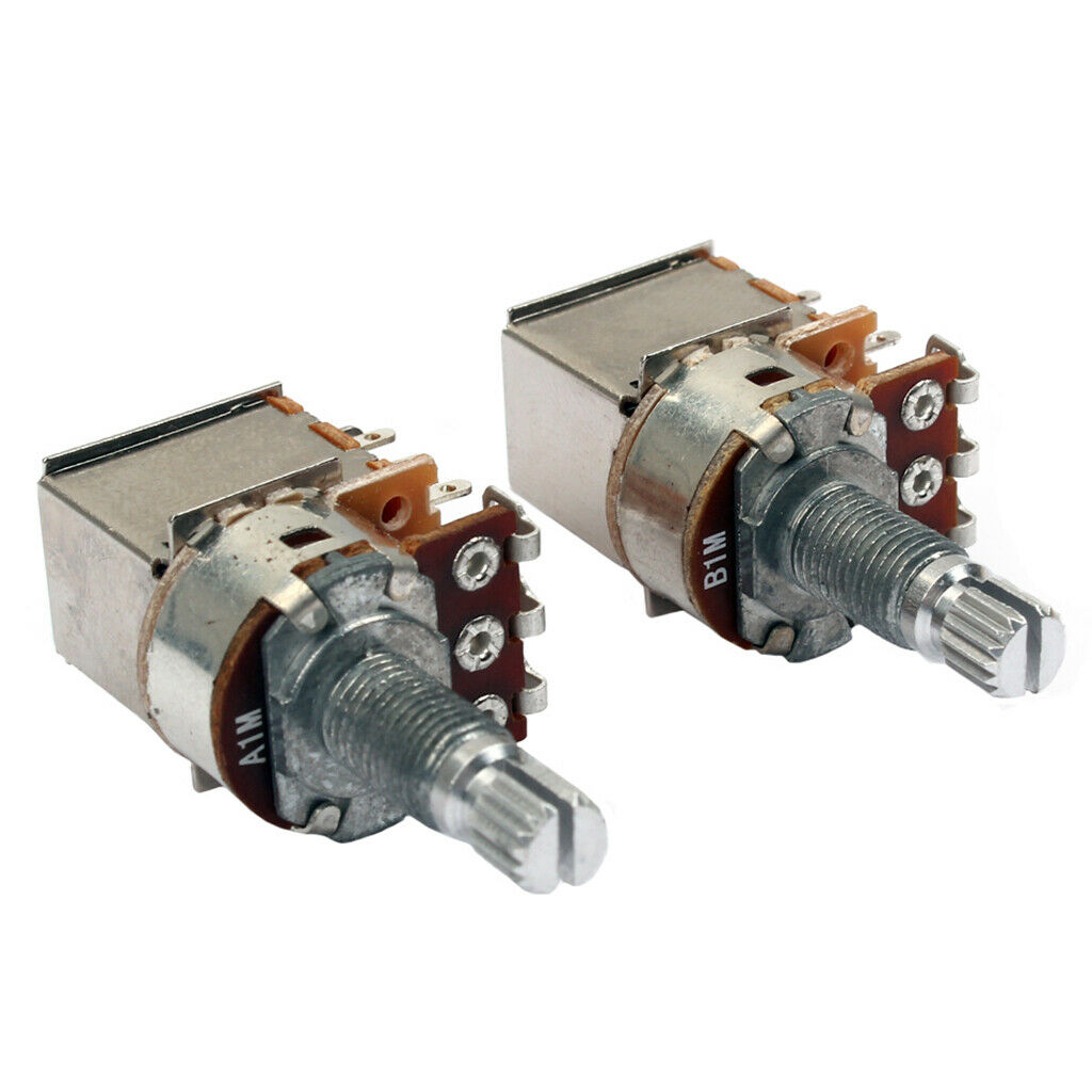 Mini Pot A1M B1M Split Shaft 18mm Potentiometer for Electric Guitar Control