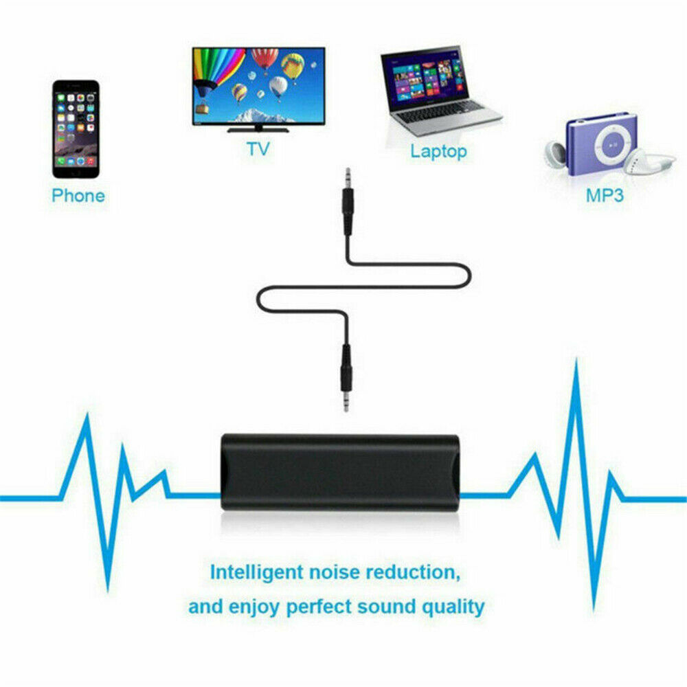 For Car Ground Loop Noise Isolator 3.5mm AUX Audio System Stereo Eliminate