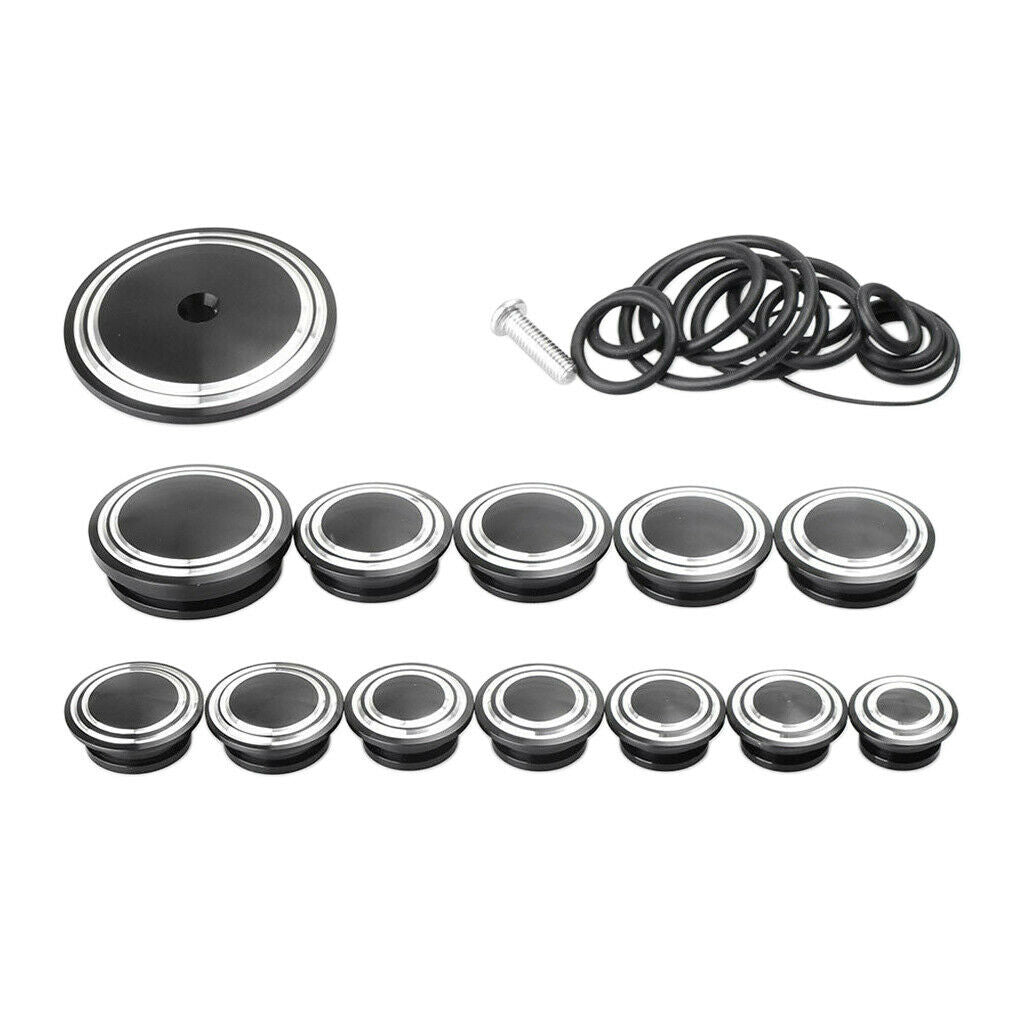 13x CNC Aluminum Frame Cover Decorative Caps for BMW R9T R NINE T 2014-2016