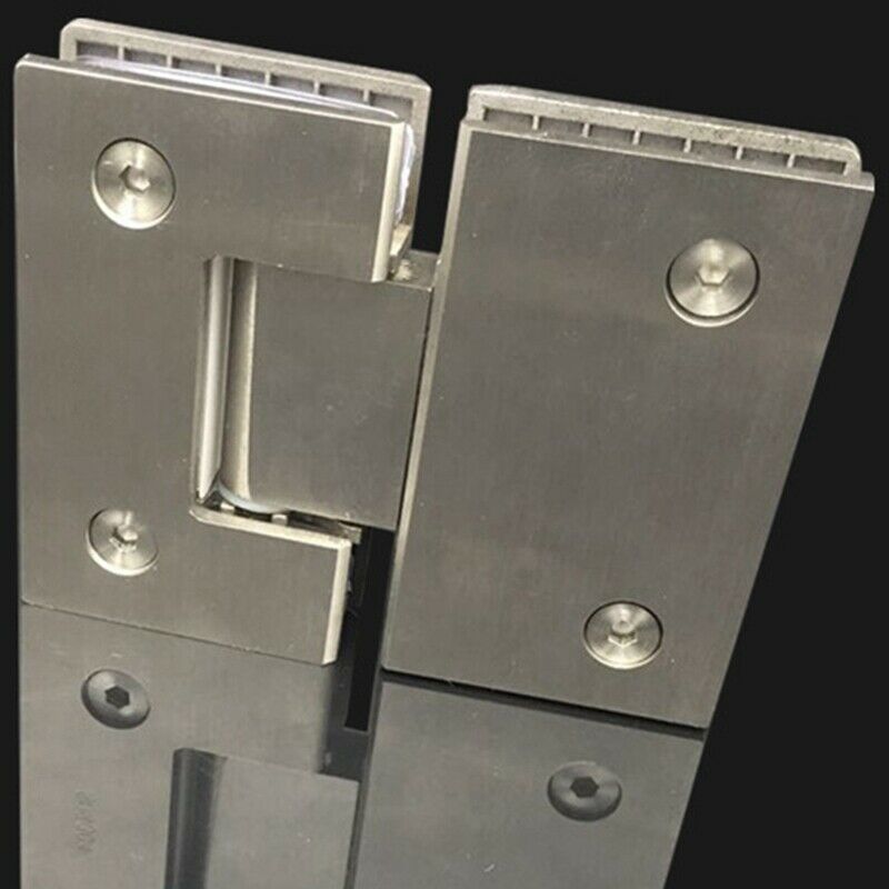 304 Stainless Steel Bathroom Clamp Shower Room Glass Hinge eless Glass Door P7E3