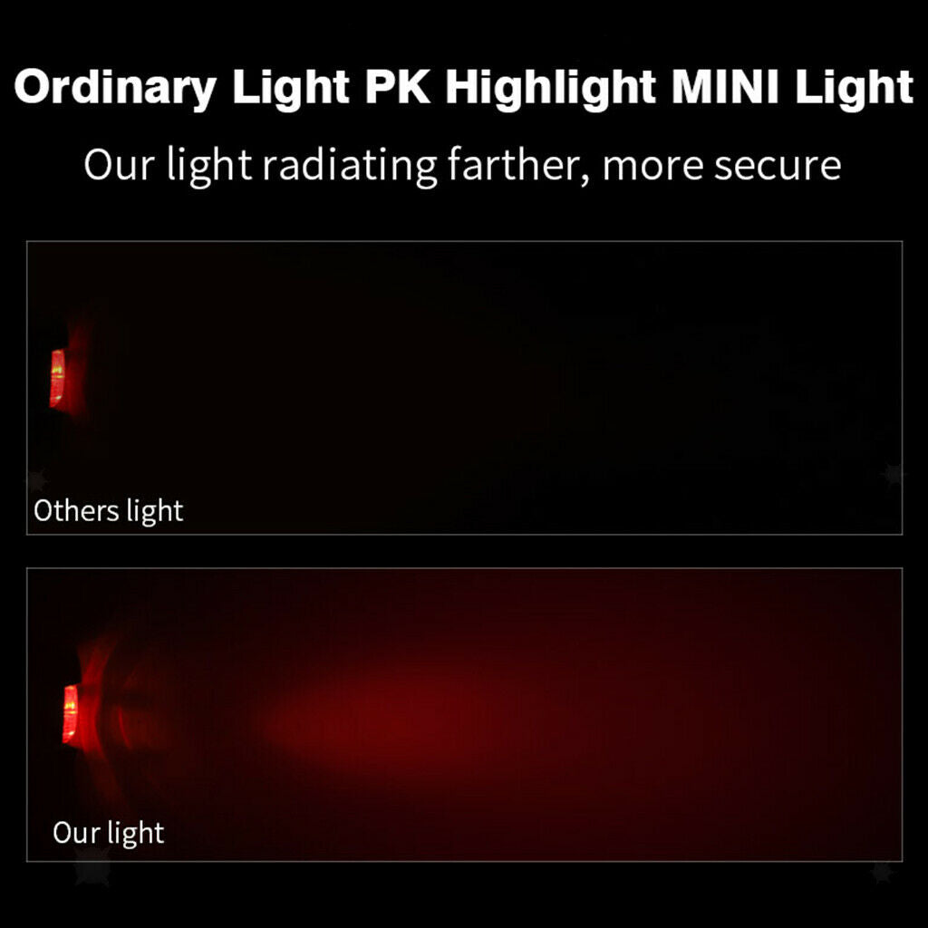 Premium Durable Bike Rear Light Tail Light 3 Light Modes IPX-4 Waterproof