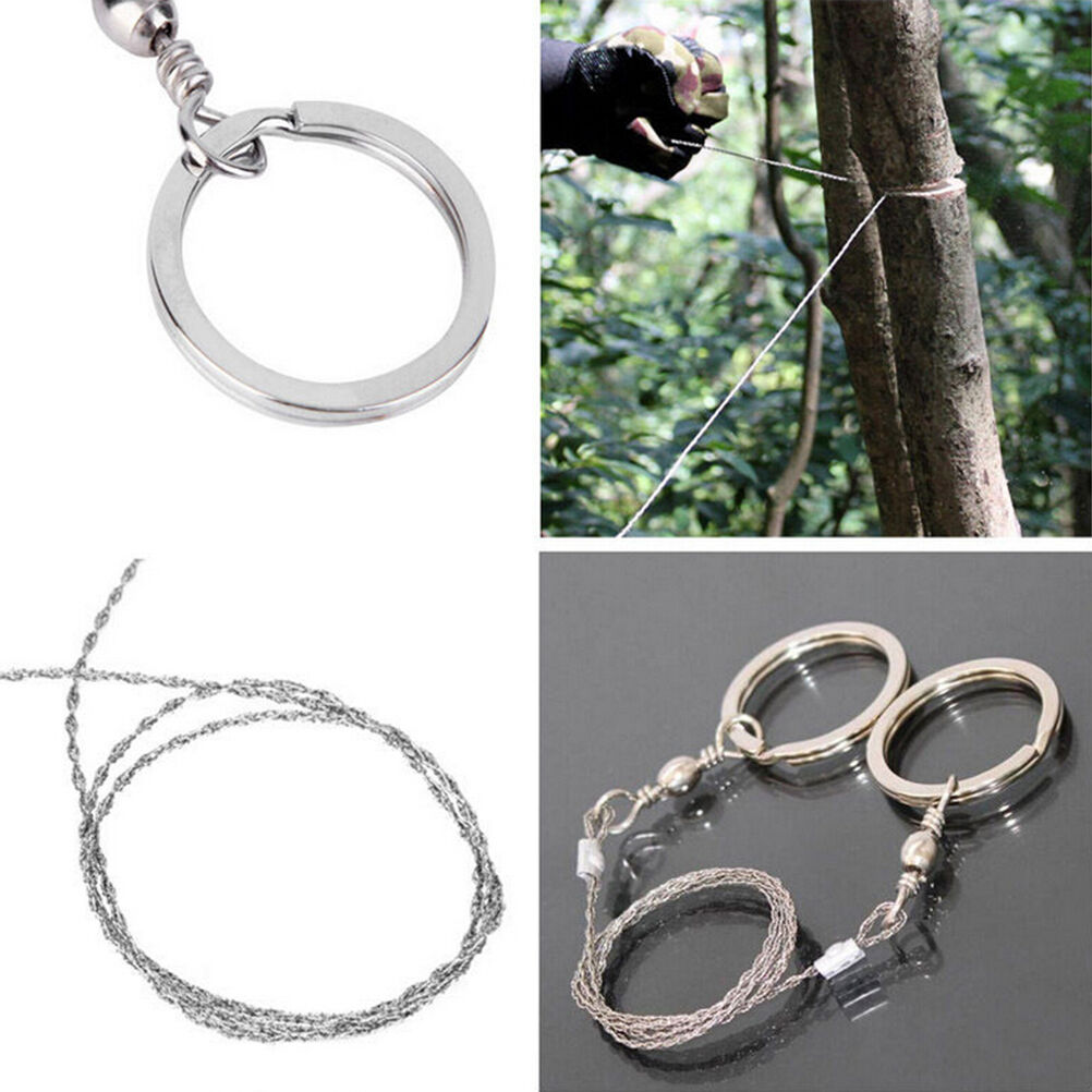 Portable Practical Emergency Survival Gear Steel Wire Saw Outdoor Tool.l8