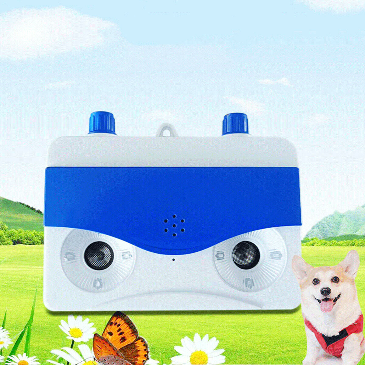 Anti-Dog Barking Device, Ultrasonic Bark Deterrent, Outdoor 50' Silencer Qu