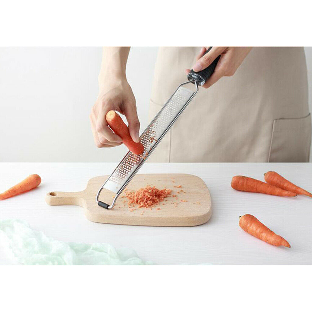 1Pcs Ginger Grater Cheese Grater Zester Hand Held Flat Grater Stainless Steel