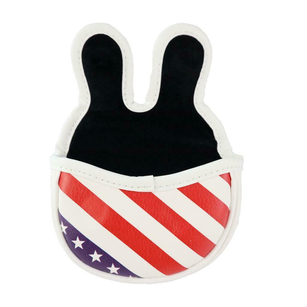 Deluxe PU Leather Mallet Putter Headcover - Replacement Golf Putter Cover - USA
