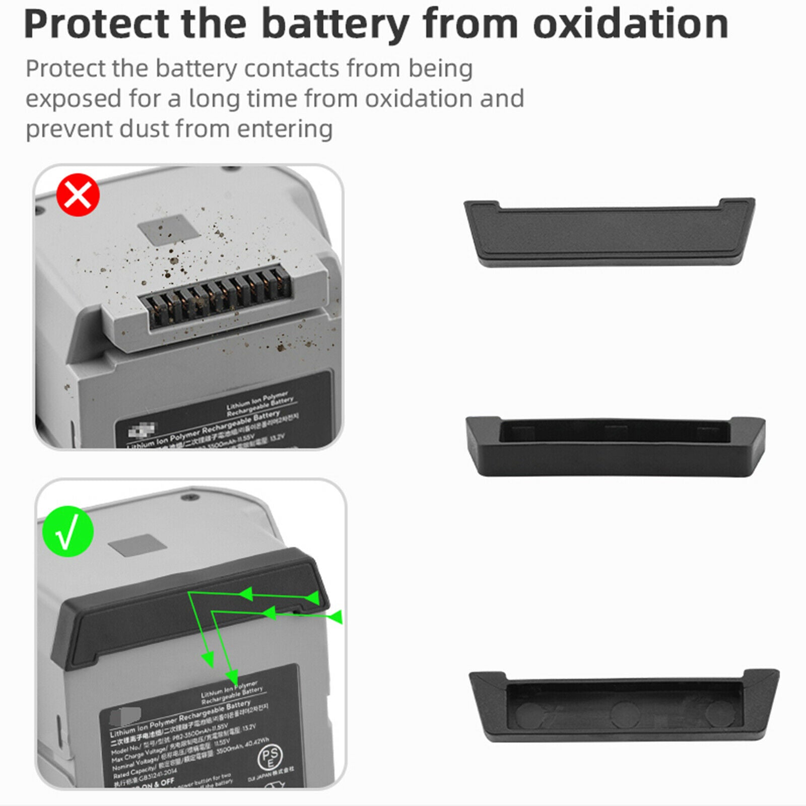 Battery Port   Protector for Mavic Air 2S Drone, Durable Spare Parts