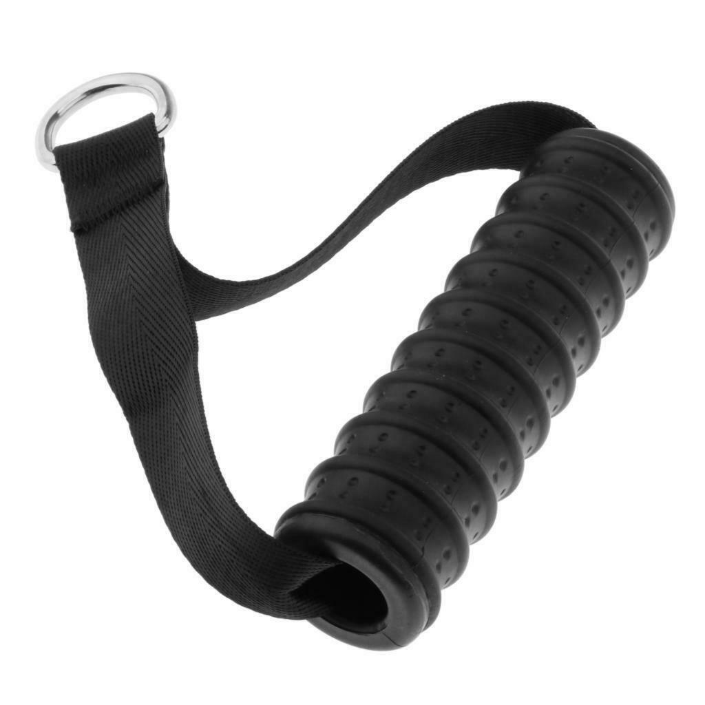 2x CABLE MACHINE ATTACHMENT Handles Heavy Duty Exercise Workout Equipment Grips