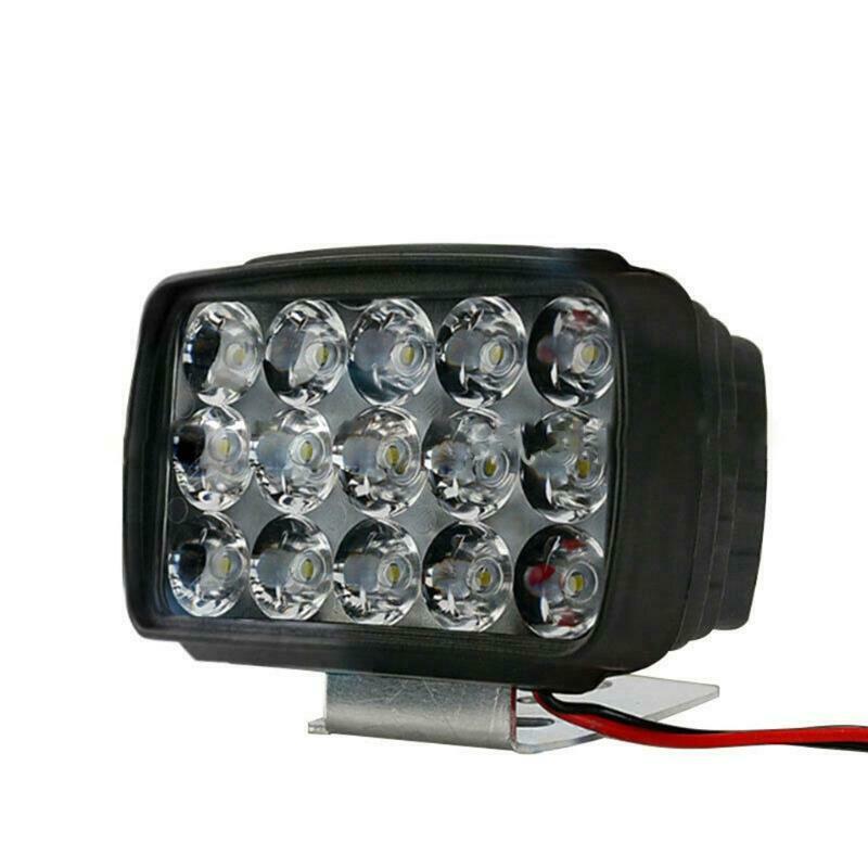 Motorcycle Headlights DC 12V 15LED Waterproof Spot Light High-brightness Lamp