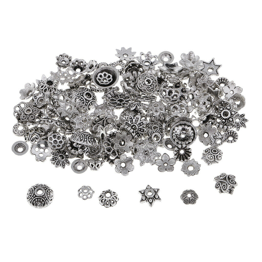 150 pcs Alloy Bead   10/5mm Flower Bead   DIY Jewellery Making Finding