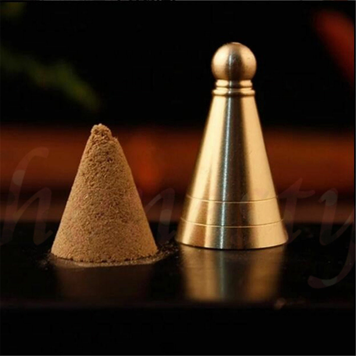 1pc Incense Cones Mould Mold DIY Tool  Copper Church Incense Burner Buddhism Zen