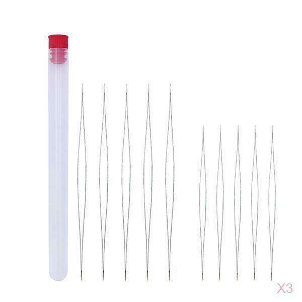Pack of 30 Stainless Steel Beading Needle Earrings Necklace Jewelry Making Tool