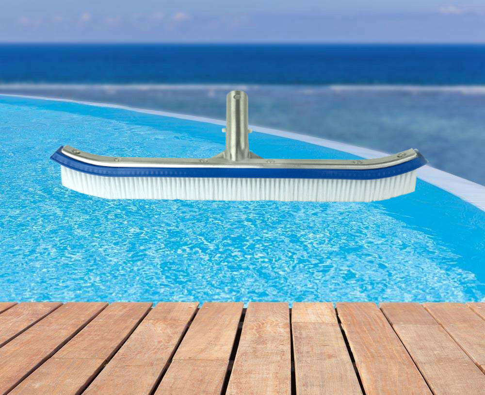 18" Pool Brush Head Premium 18" Aluminium Swimming Pool Cleaning Brush