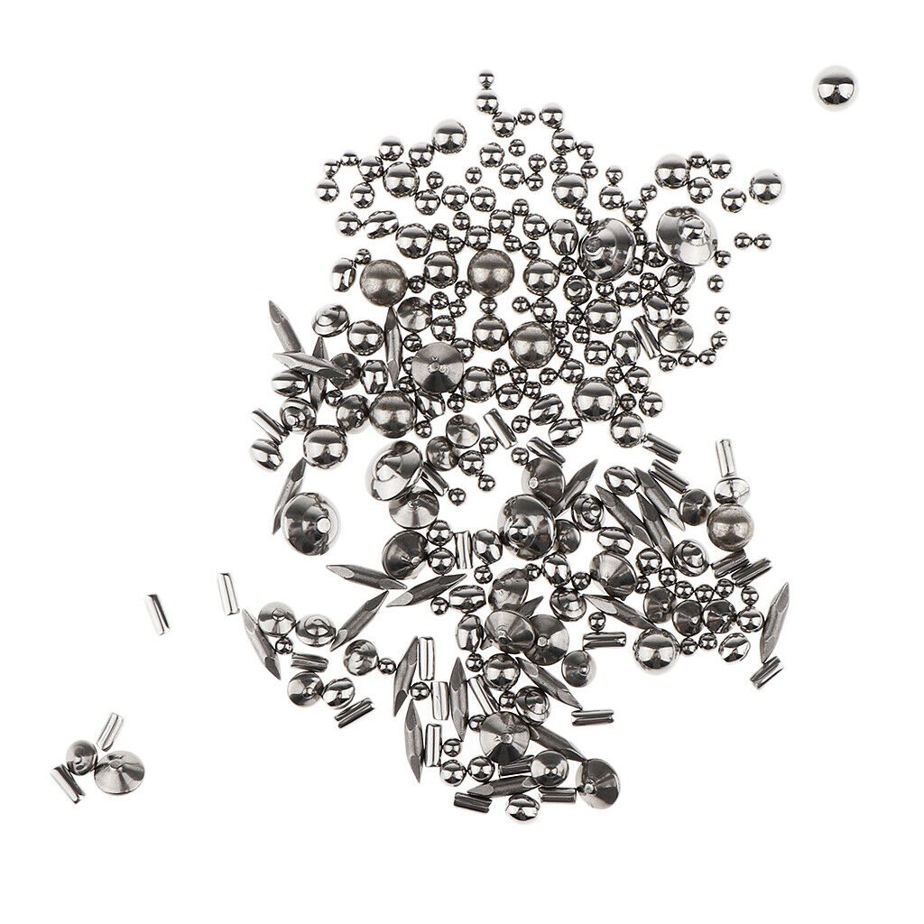 1BL / 450g Stainless Steel Loose Beads Spacer Beads DIY Cord Bead