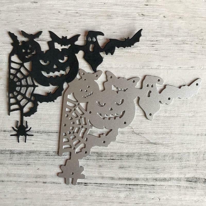 Halloween Corner Metal Cutting Dies Stencil DIY Scrapbooking Album Paper Card