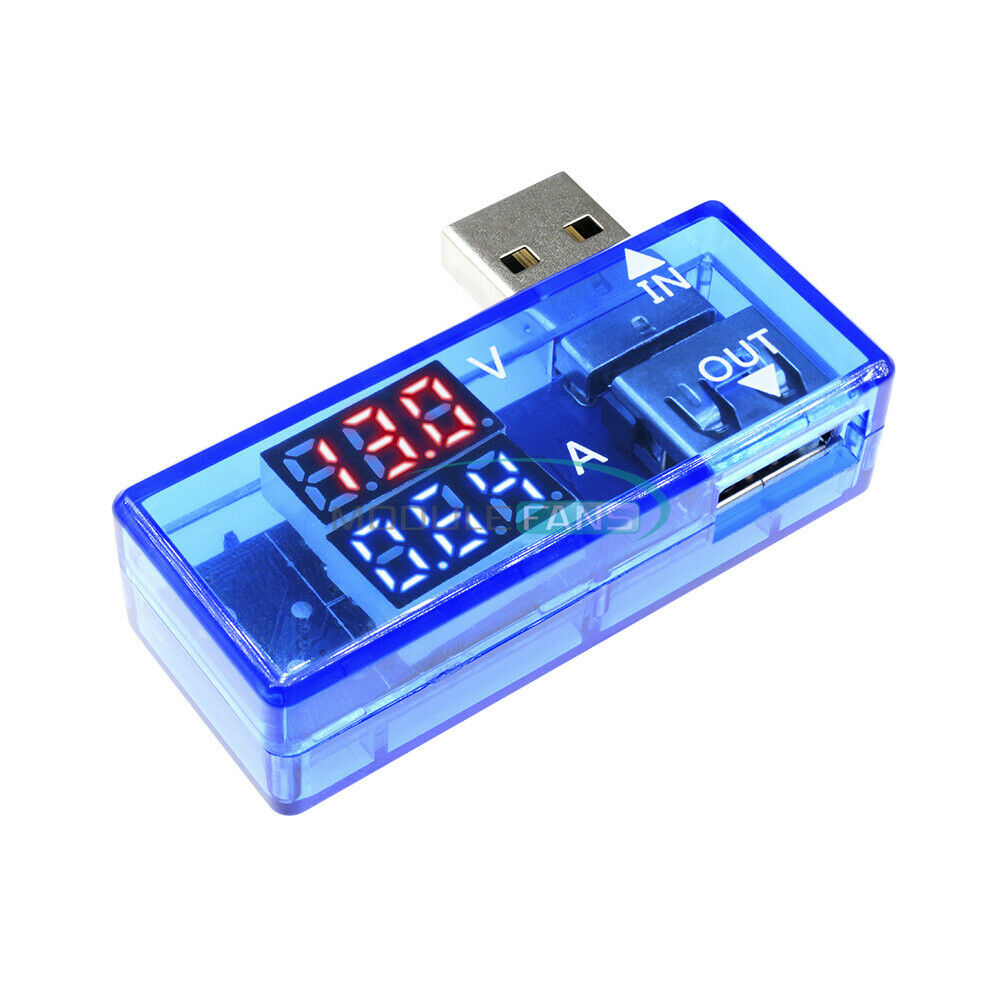 USB Bluetooth Dual LED Tester Current Voltage Voltmeter Ammeter Detector Monitor