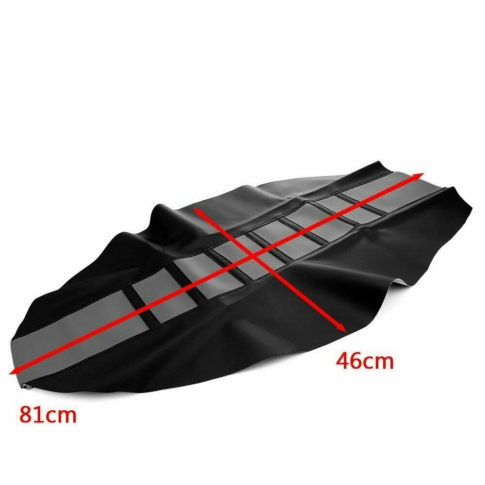 Motorcycle 1x Pink Rubber Ribbed Gripper Soft Seat Cover For HXXda CRF450X 05-16