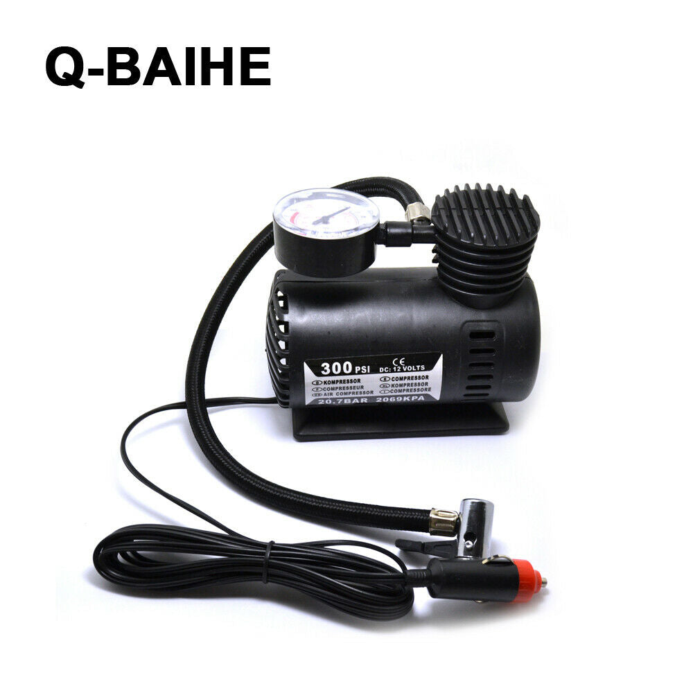 12V 60W Mini Car Tire Air Pump Big Motor Car Tire Pump